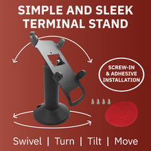 Load image into Gallery viewer, Ingenico IPP 310 / 320 / 350 Swivel and Tilt Stand and Spill Cover