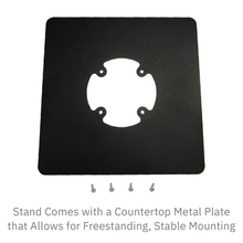 Load image into Gallery viewer, Ingenico ICT 220 & ICT 250 Freestanding Swivel and Tilt Stand with Square Plate and Key Locking Mechanism