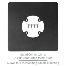 Load image into Gallery viewer, Verifone V400C Plus Freestanding Swivel and Tilt Stand with Square Plate