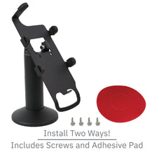 Load image into Gallery viewer, Verifone P200 & Verifone P400 Swivel and Tilt Stand with Device to Stand Security Tether Lock, Two Keys 8"