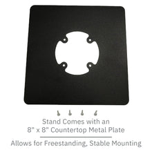 Load image into Gallery viewer, Pax PX7 Freestanding Low Swivel and Tilt Stand with Square Plate