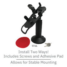 Load image into Gallery viewer, Verifone Vx805 Swivel and Tilt Stand with Key Locking Mechanism