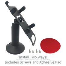 Load image into Gallery viewer, Ingenico Move 3500 & Move 5000 Swivel and Tilt Stand with Device to Stand Security Tether Lock, Two Keys 8"