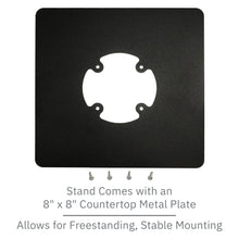 Load image into Gallery viewer, Pax Px5 Freestanding Low Swivel and Tilt Stand with Square Plate