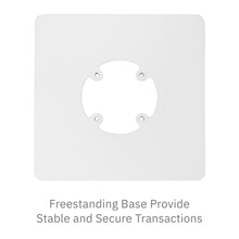 Load image into Gallery viewer, Pax A80 Freestanding Swivel and Tilt Stand with Square Plate (White)