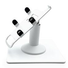 Load image into Gallery viewer, First Data FD35 / FD40 Freestanding Low Swivel and Tilt Stand with Square Plate (White)