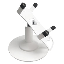 Load image into Gallery viewer, PAX A80 Freestanding Low Swivel and Tilt Stand with Round Plate (White)