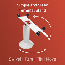 Load image into Gallery viewer, PAX A60 Swivel and Tilt Stand (White)