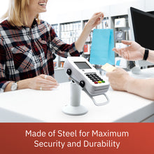 Load image into Gallery viewer, First Data FD35 / FD40 Low Swivel and Tilt Stand (White)