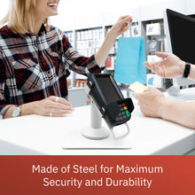 Load image into Gallery viewer, Dejavoo Z8 & Dejavoo Z11 Freestanding Low Swivel and Tilt Stand with Square Plate (White)