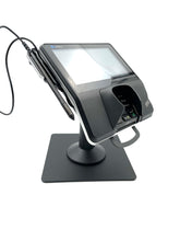 Load image into Gallery viewer, Verifone Mx915 / Verifone Mx925 Freestanding Swivel and Tilt Stand with Square Plate