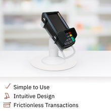 Load image into Gallery viewer, Dejavoo Z3 & Dejavoo Z6 Freestanding Low Swivel and Tilt Stand with Round Plate (White)