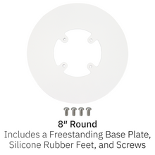 Load image into Gallery viewer, Dejavoo Z8 & Dejavoo Z11 Freestanding Swivel and Tilt Stand with Round Plate (White)