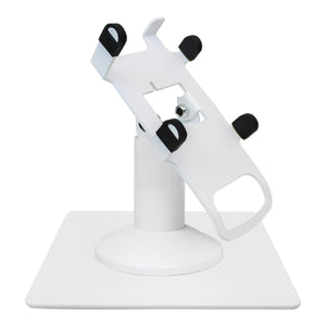 Castles VEGA3000 Low Freestanding Swivel and Tilt Stand with Square Plate (White)