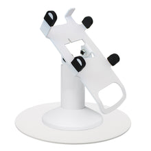 Load image into Gallery viewer, Castles VEGA3000 Low Freestanding Swivel and Tilt Stand with Round Plate (White)
