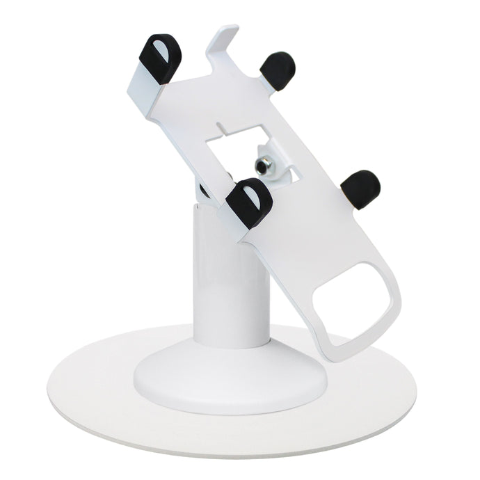 Castles VEGA3000 Low Freestanding Swivel and Tilt Stand with Square Plate (White)
