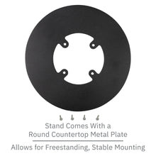 Load image into Gallery viewer, Castles VEGA3000 Low Freestanding Swivel and Tilt Stand with Round Plate
