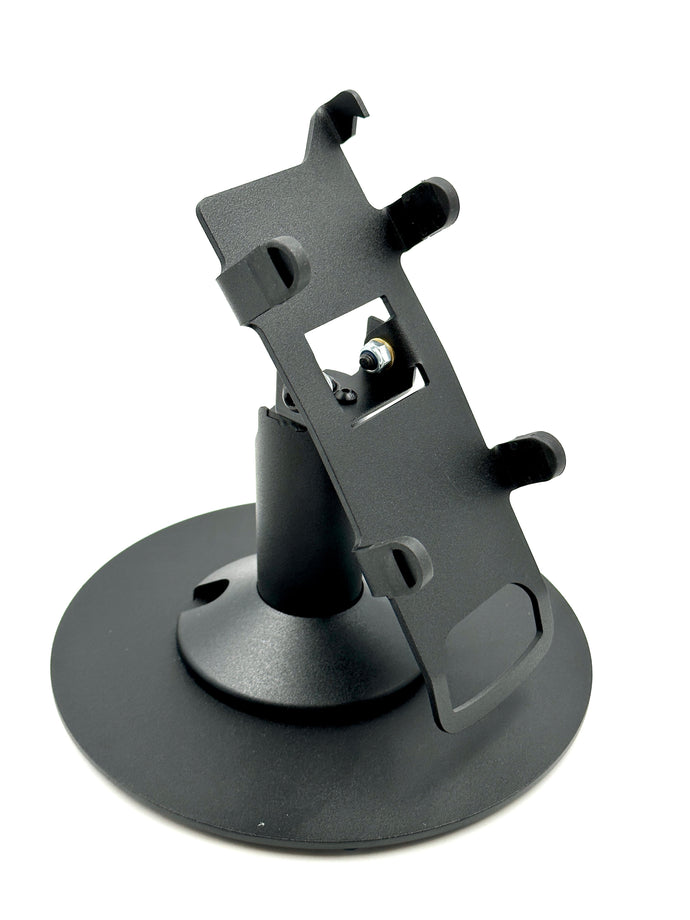 Ingenico Move 3500 / 5000 Low Freestanding Swivel and Tilt Stand with Round Plate