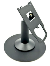 Load image into Gallery viewer, Verifone M400 / Verifone M440 Freestanding Swivel and Tilt Stand with Round Plate
