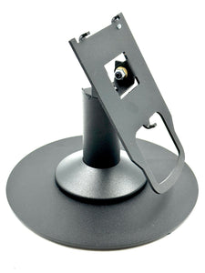 Verifone M400 / Verifone M440 Low Freestanding Swivel and Tilt Stand with Round Plate