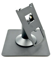 Load image into Gallery viewer, Verifone M400 / Verifone M440 Low Freestanding Swivel and Tilt Stand with Square Plate
