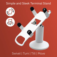 Load image into Gallery viewer, Valor Paytech VL100 Low Swivel and Tilt  Stand (White)
