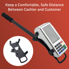 Load image into Gallery viewer, DCCStands Tilted Drive-Thru Extended 15&quot; Handheld Bracket/Mount for Most Terminal Types

