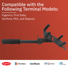 Load image into Gallery viewer, DCCStands Tilted Drive-Thru Handheld Bracket / Mount For Most Terminal Types V3
