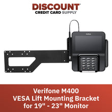 Load image into Gallery viewer, Verifone VESA Lift Mounting System (VMS) with Long Bracket for 19" - 23" Monitor
