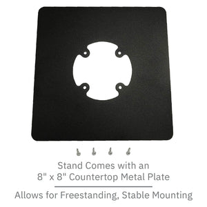 PAX Q30 Low Freestanding Swivel and Tilt Stand with Square Plate