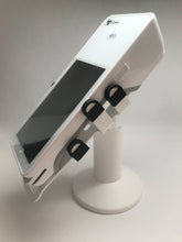Load image into Gallery viewer, Clover Flex Low Freestanding Swivel Stand with Round Plate (White)
