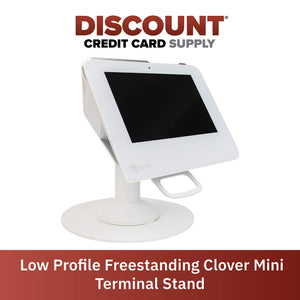 Clover Mini Low Freestanding Swivel and Tilt Stand with Round Plate