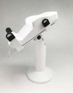 PAX A920 / A920 Pro Freestanding Swivel and Tilt Stand with Round Plate (White)