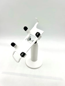 PAX A920 Freestanding Swivel and Tilt Stand with Round Plate (White)