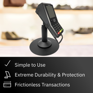 Verifone V200 / V400 Freestanding Swivel and Tilt Stand with Round Plate