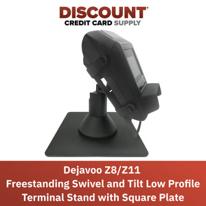 Dejavoo Z8 & Z11 Low Freestanding Swivel and Tilt Stand with Square Plate
