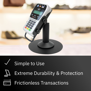First Data FD35 / FD40 Freestanding Swivel and Tilt Stand with Round Plate