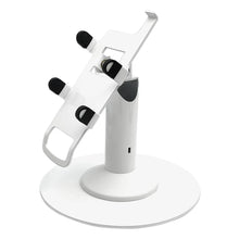 Load image into Gallery viewer, First Data FD35 / FD40 Freestanding Swivel and Tilt Stand with Round Plate (White)
