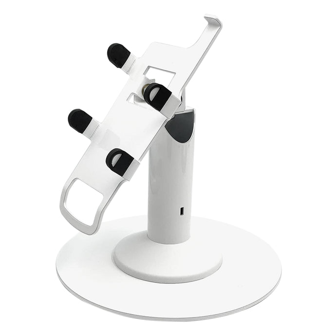 First Data FD35 & First Data FD40 Freestanding Swivel and Tilt Stand with Round Plate (White)