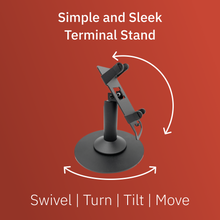 Load image into Gallery viewer, Ingenico ICT220 &amp; ICT 250 Freestanding Swivel and Tilt Stand with Round Plate
