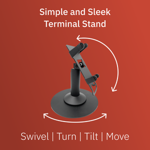 Ingenico ICT220 & ICT 250 Freestanding Swivel and Tilt Stand with Round Plate