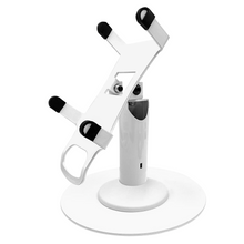 Load image into Gallery viewer, PAX A80 Freestanding Swivel and Tilt Stand with Round Plate (White)
