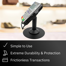 Load image into Gallery viewer, Verifone Vx805 Freestanding Swivel and Tilt Stand with Round Plate
