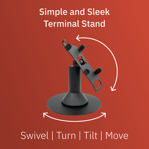 Ingenico IPP 310 / 315 / 320 / 350 Freestanding Swivel and Tilt Stand with Round Plate