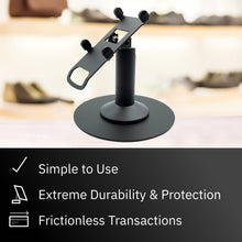 Load image into Gallery viewer, Verifone V400M Freestanding Swivel and Tilt Stand with Round Plate
