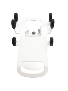 Clover Flex Low Freestanding Swivel Stand with Round Plate (White)