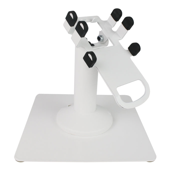 Clover Flex Freestanding Swivel and Tilt Stand with Square Plate (White)