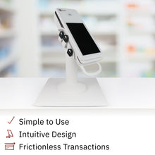 Load image into Gallery viewer, Clover Flex Freestanding Swivel and Tilt Stand with Square Plate (White)
