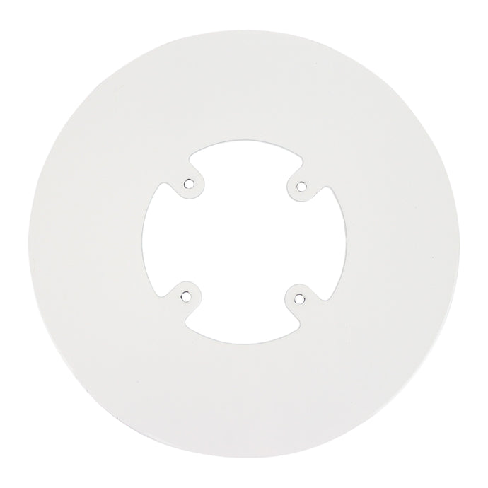 Freestanding Round Base Plate (White)