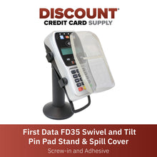 Load image into Gallery viewer, First Data FD35 Swivel and Tilt Stand and Spill Cover
